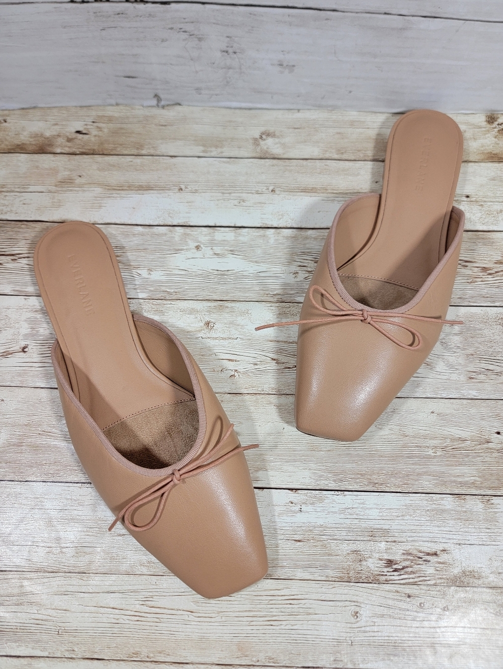 New Everlane The Ballet Mule | Blush Tan US W 8